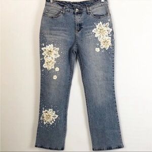 Vintage 90s Diane Gilman2 hippie bootcut jeans.Size 24w.